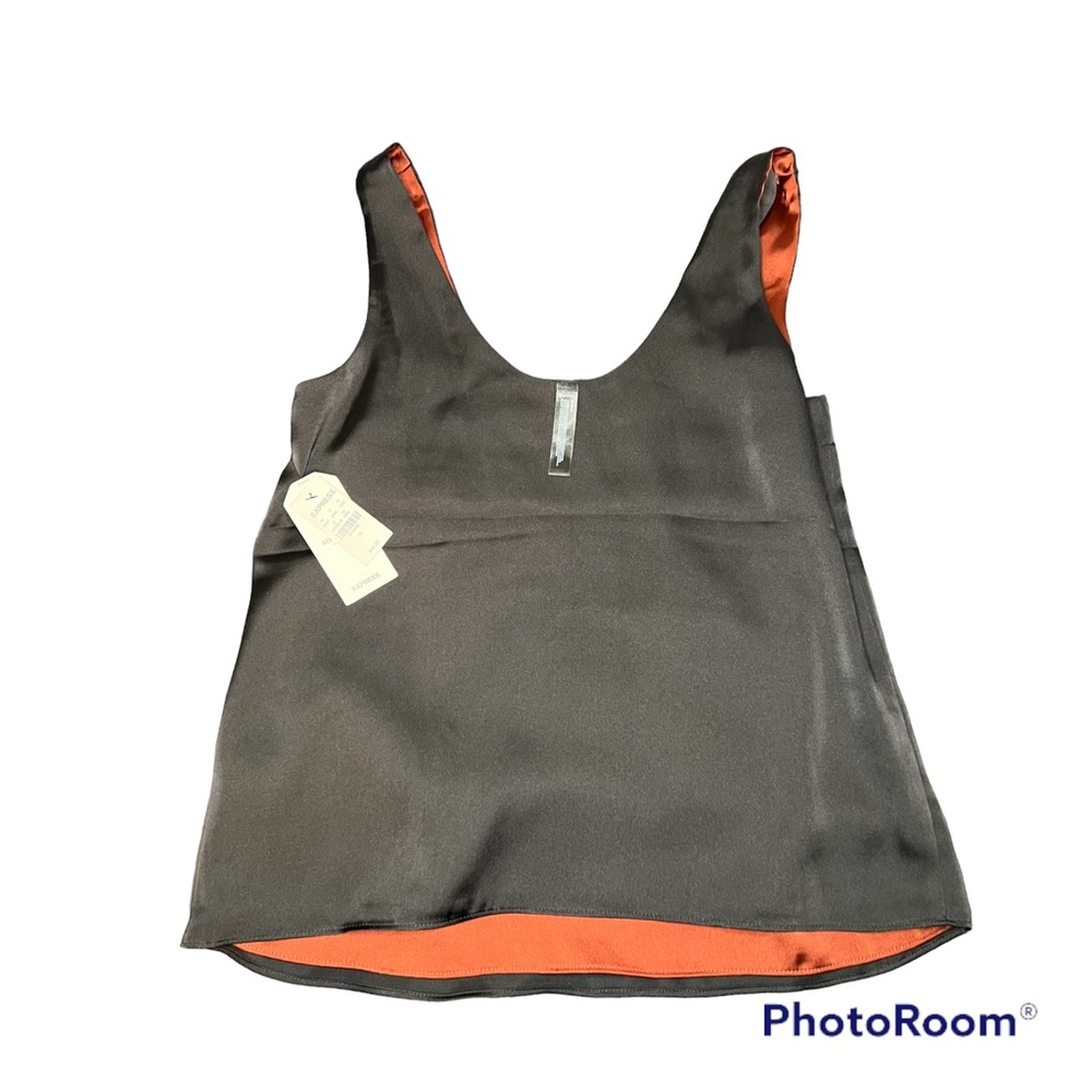 Nwt express silk reversible top
